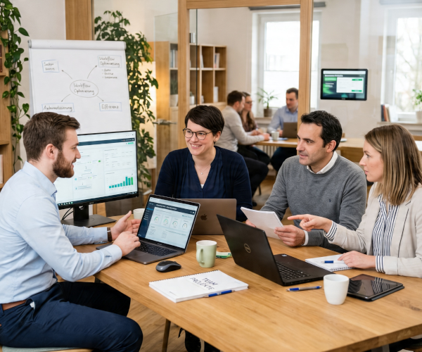 Valontec Team bei der Prozessautomatisierung – KI Workflow Automatisierung für KMU
